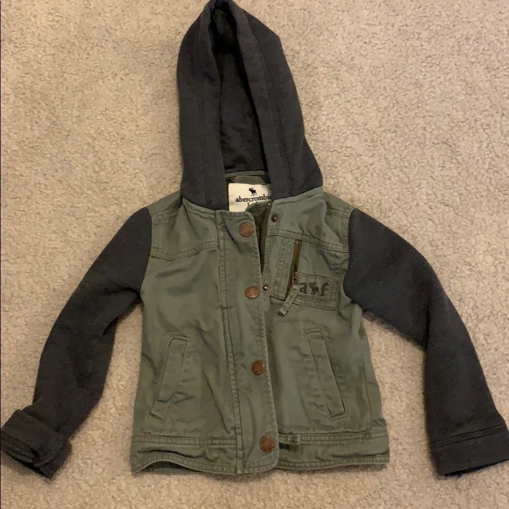 Kids Abercrombie cargo jacket.